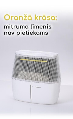 Oranžā krāsa: mitruma līmenis nav pietiekams