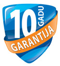 10 gadu garantija