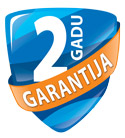 2 gadu garantija ar pagarinājumu